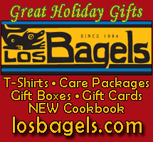 Los Bagels - Great Holiday Gifts - T-Shirts, Care Packages, Gift Boxes, Gift Cards, NEW Cookbook