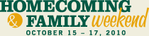 Homecoming & Family Weekend - October 15 - 17
