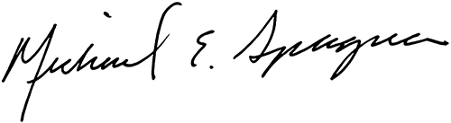 Michael E. Spagna signature