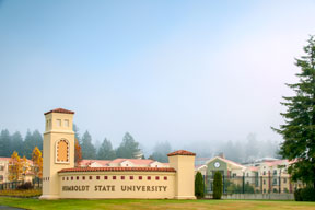 Humboldt State University Monument Entry