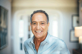 photo of Robert Romano with a blurred background
