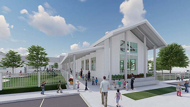 Model of new Children's facility